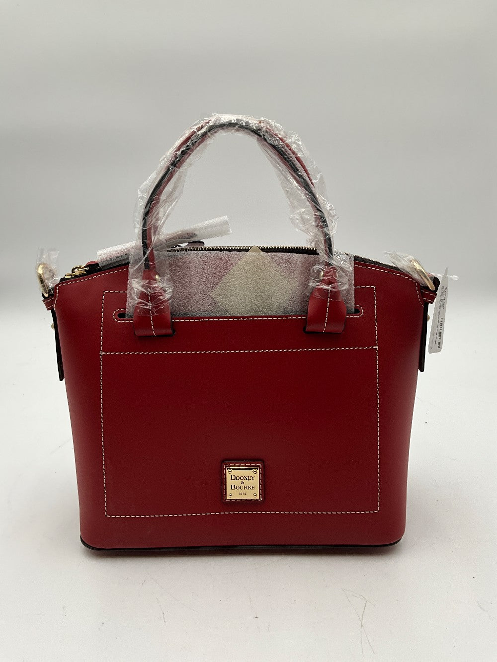 NWT! Dooney & Bourke Red Domed Satchel
